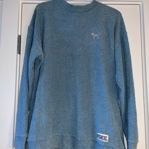 I am selling this teal PINK brand sweater, in a size medium!